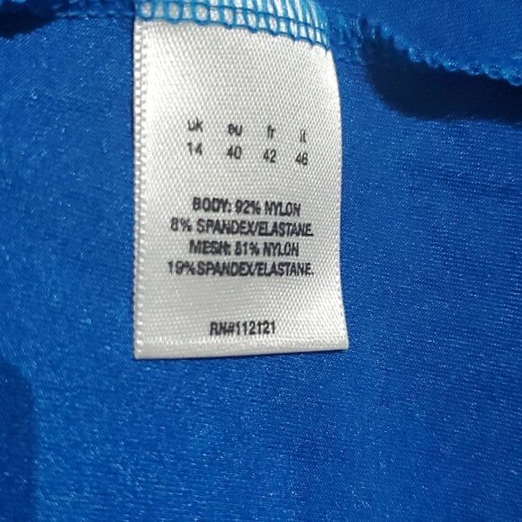 SPANX Streamlined Long Sleeve Top Blue - Size Large NWT - Picture 8 of 8